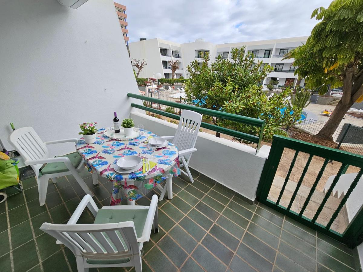 Casa Palmera 3 Only 150 Metres To The Beach, Heated Pool, Wifi, Sat-Tv, Balcony Arona  Eksteriør billede